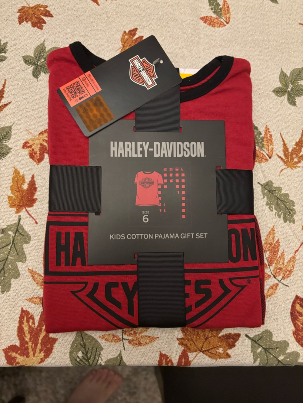 NWT Harley Davidson Boys Size 6 Pajama Set